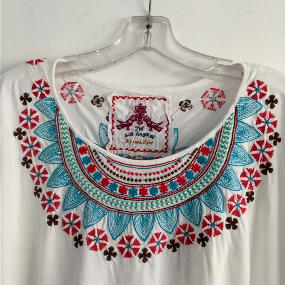 Johnny Was Embroidered Top, size S